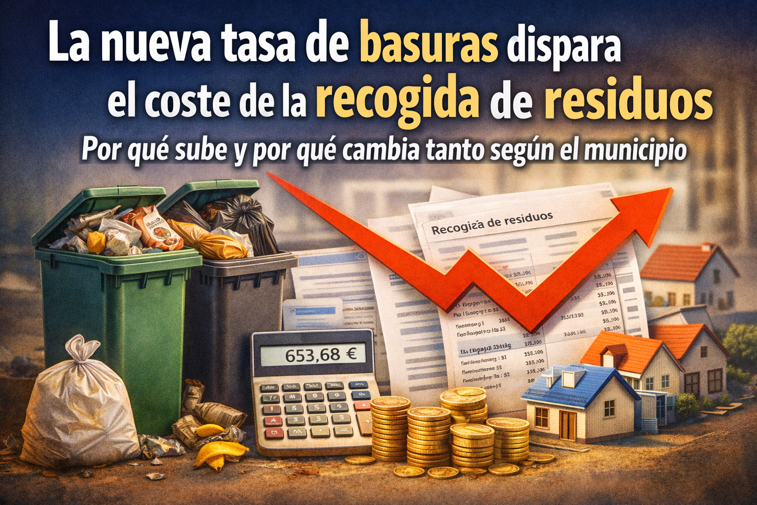 La “tasa de basuras” dispara el coste de recogida de residuos