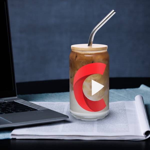 Vaso con forma de lata