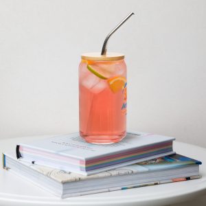 Vaso con forma de lata