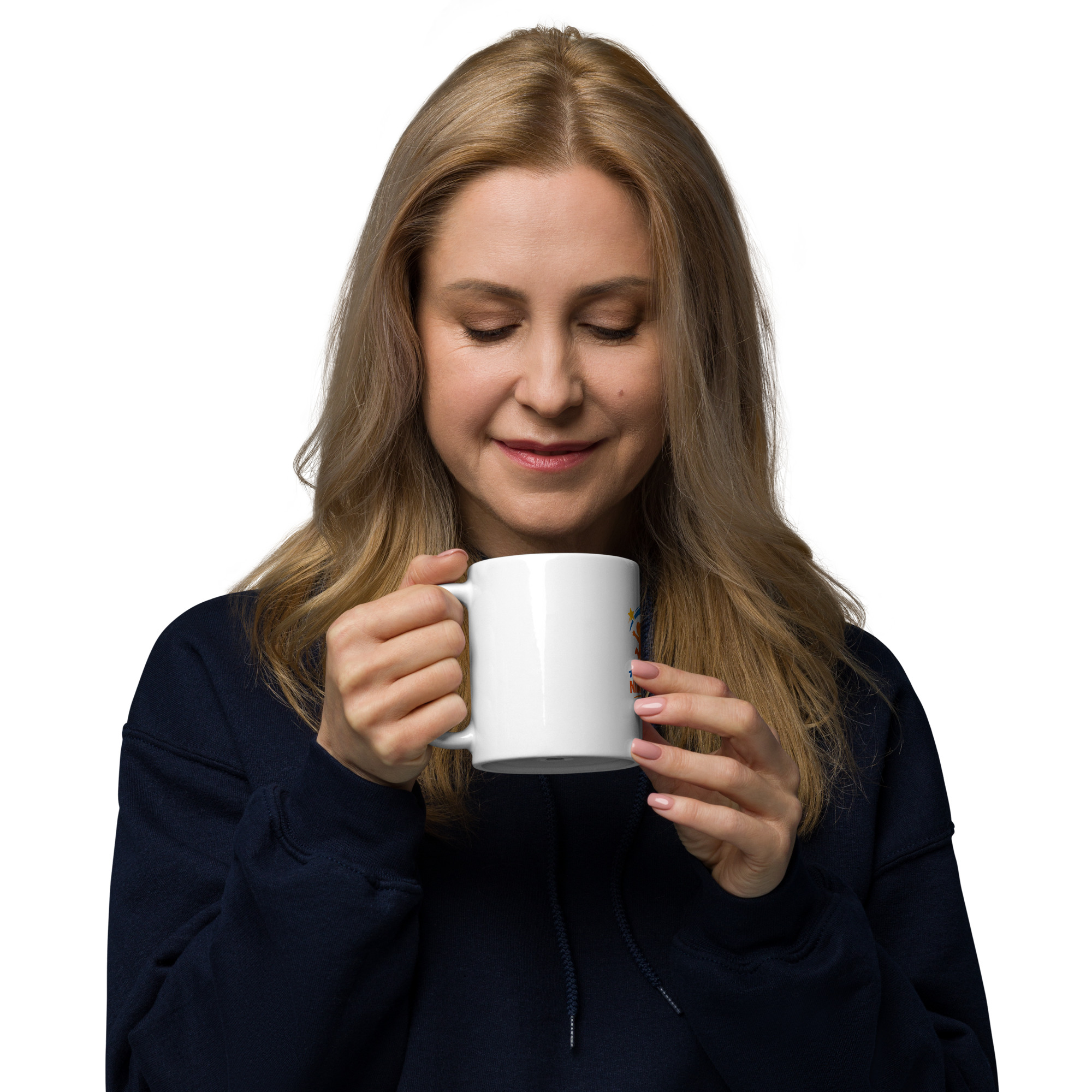 Taza blanca brillante - Imagen 2